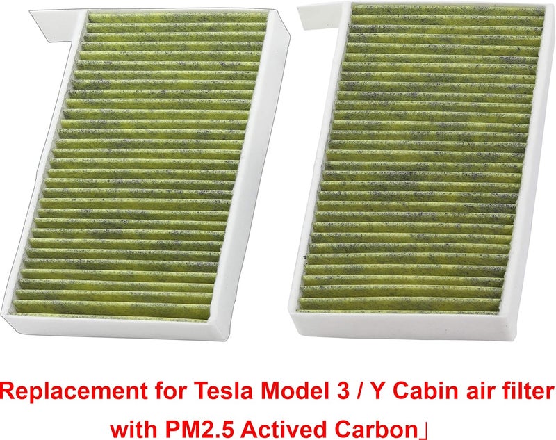 EPAuto CP681 (1107681-00-A) Premium HVAC Cabin Air Filter with Activated Carbon, Replacement for Tesla Model 3 (2017-2025), Model Y (2020-2025) - Image 3