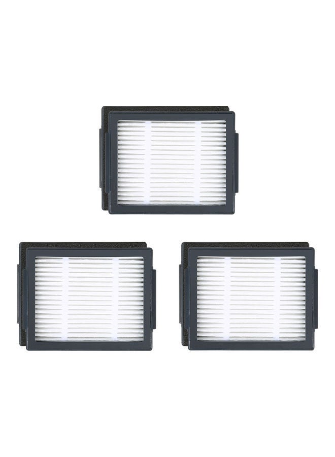 NIBEMINENT 3-Piece Replacement Vacuum Cleaner Filters Set NA-H9976 White/Black  - Image 1
