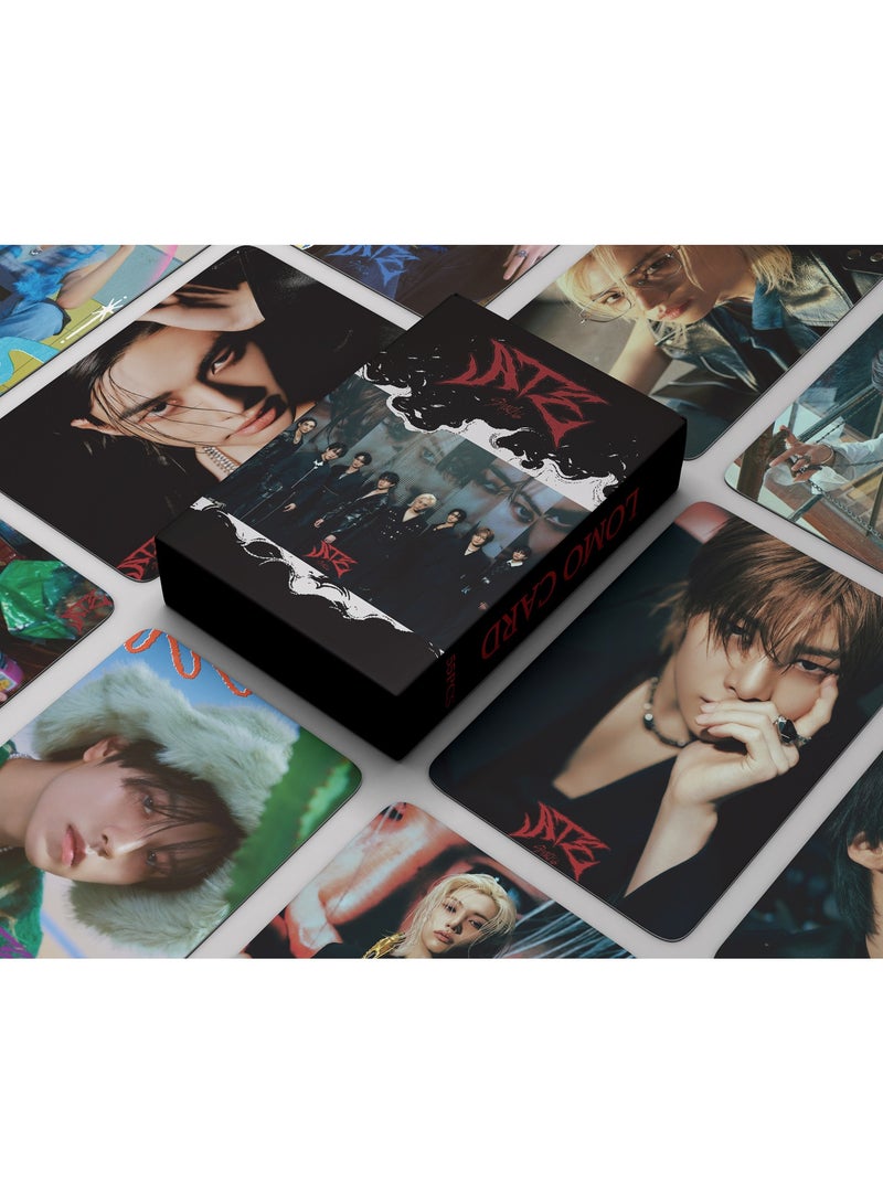 EHOME 55Pcs Stray kids New Album ATE Lomo Card - Image 1