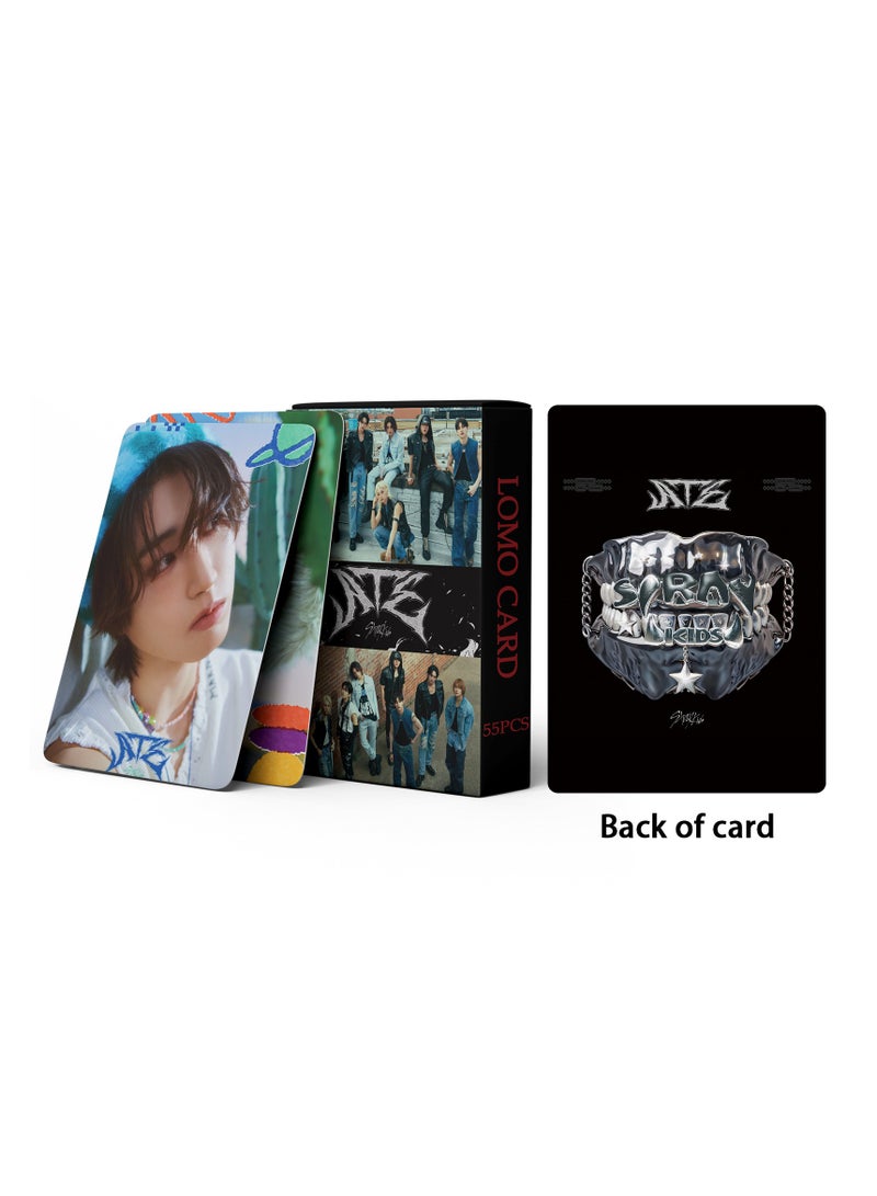EHOME 55Pcs Stray kids New Album ATE Lomo Card - Image 3