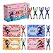 Gocozer Valentines Day Gifts for Kids 28 Pack Ninja Sticky Stress Relief Tricky Toys with Valentines Greeting Cards for Classroom Valentines Exchange Gifts ideas Preschool Valentine Gifts favors - Image 4
