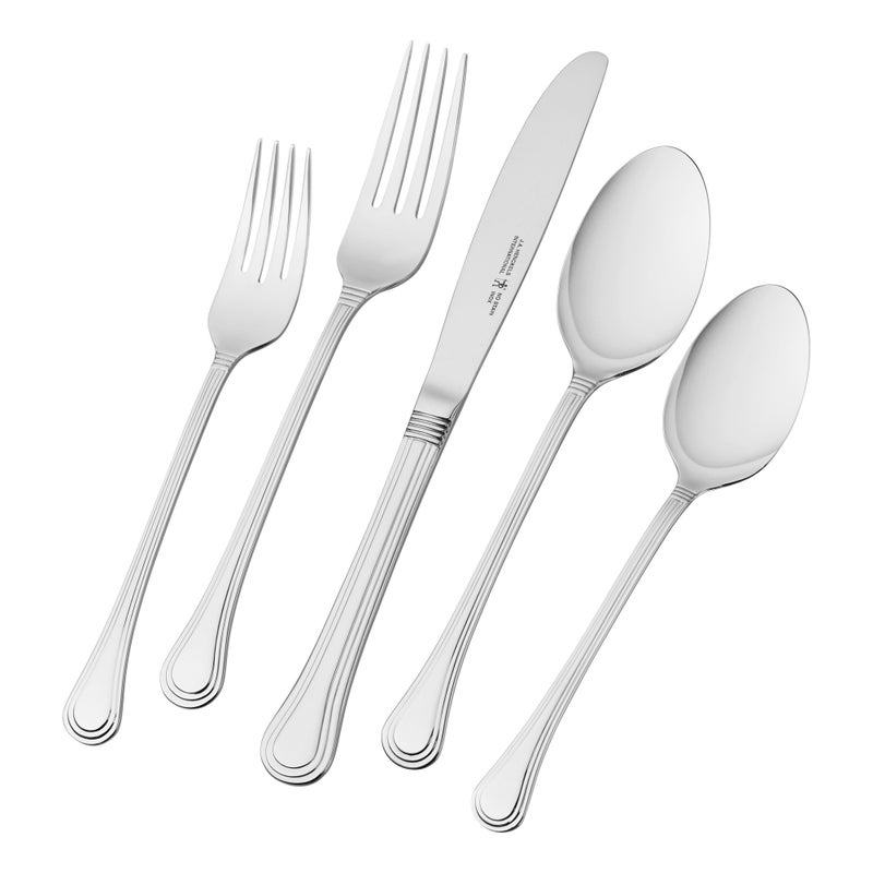 HENCKELS 65Piece Astley Flatware SetSilver - Image 2