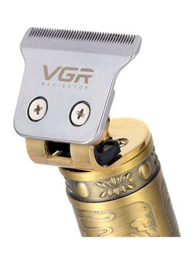 VGR Professional Cord & Cordless With 100meza Gift Comb Gold - Image 2