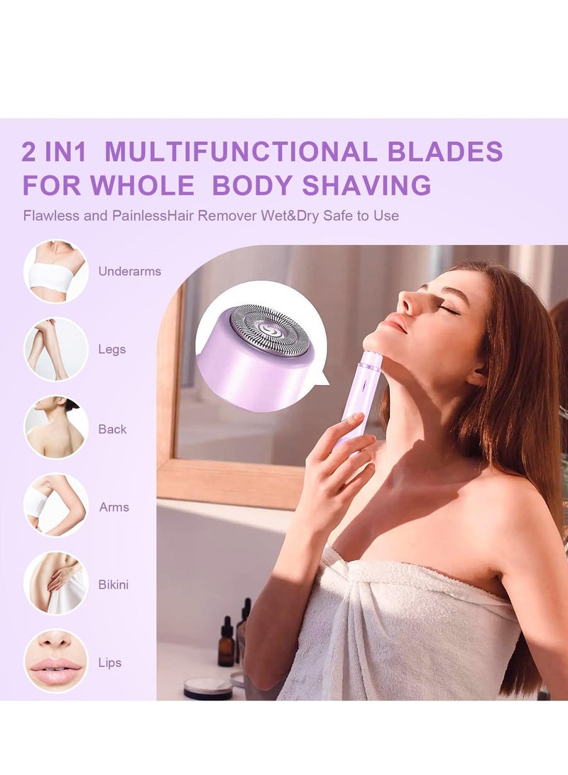2025 New Bikini Shaver, Glow shave 2-in-1 Women's Body Shaver(Purple) - Image 5