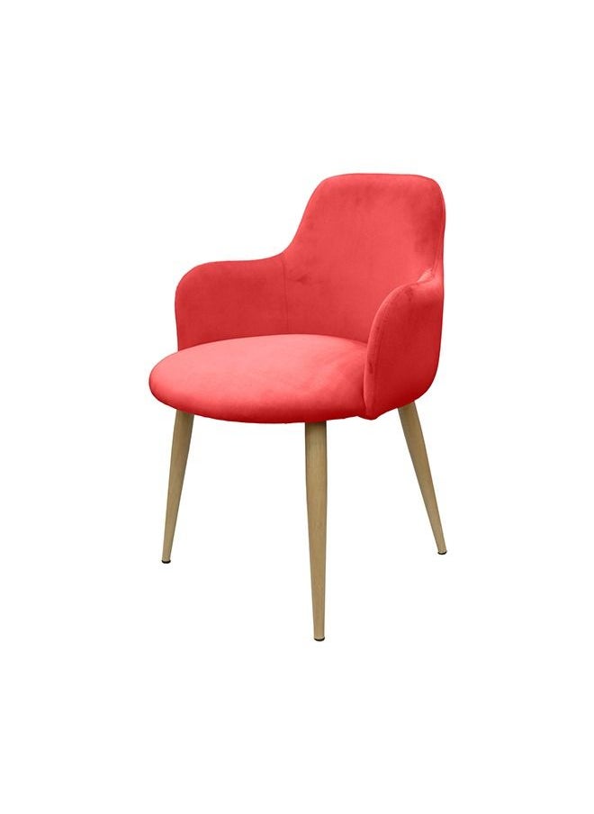 JILPHAR FURNITURE - Jilphar Furniture Custom Made Velvet Chair Red - Image 1