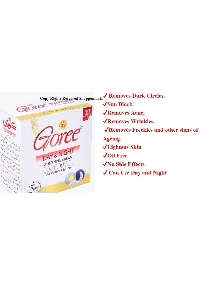 Goree Day And Night Beauty Whitening Cream Oil Free - Image 4