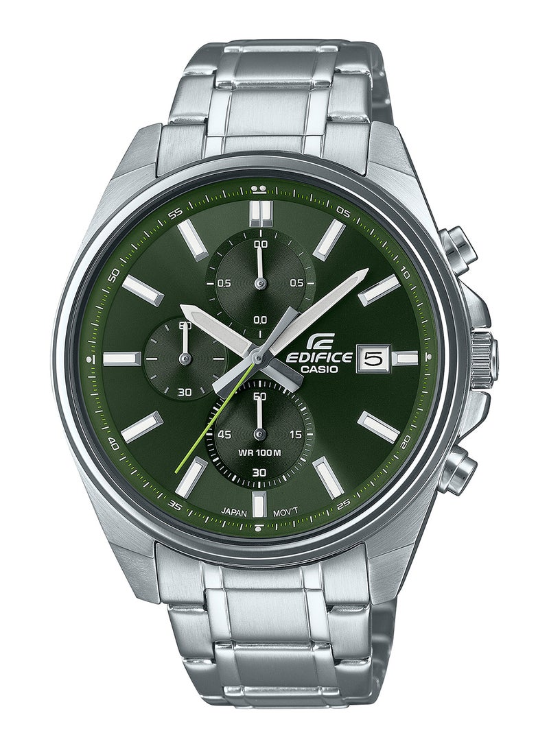 CASIO Men's Analog Stainless Steel Wrist Watch EFV-610D-3CVUDF - 42 Mm