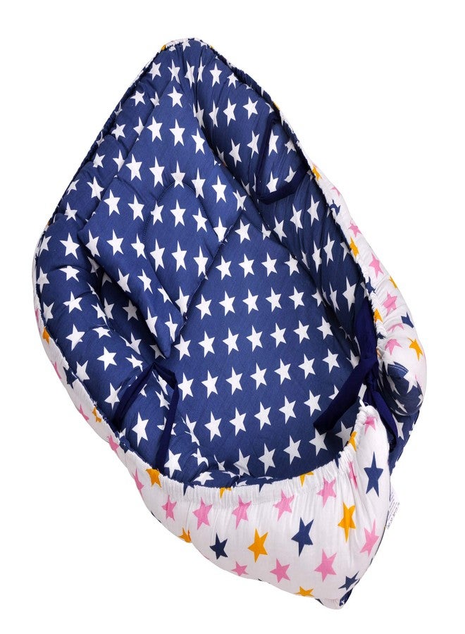 Soul Fiber by Urban Space 100% Cotton Reversible Baby Bedding Set with Pillow, Warm Bedding, Blue Star - Image 2