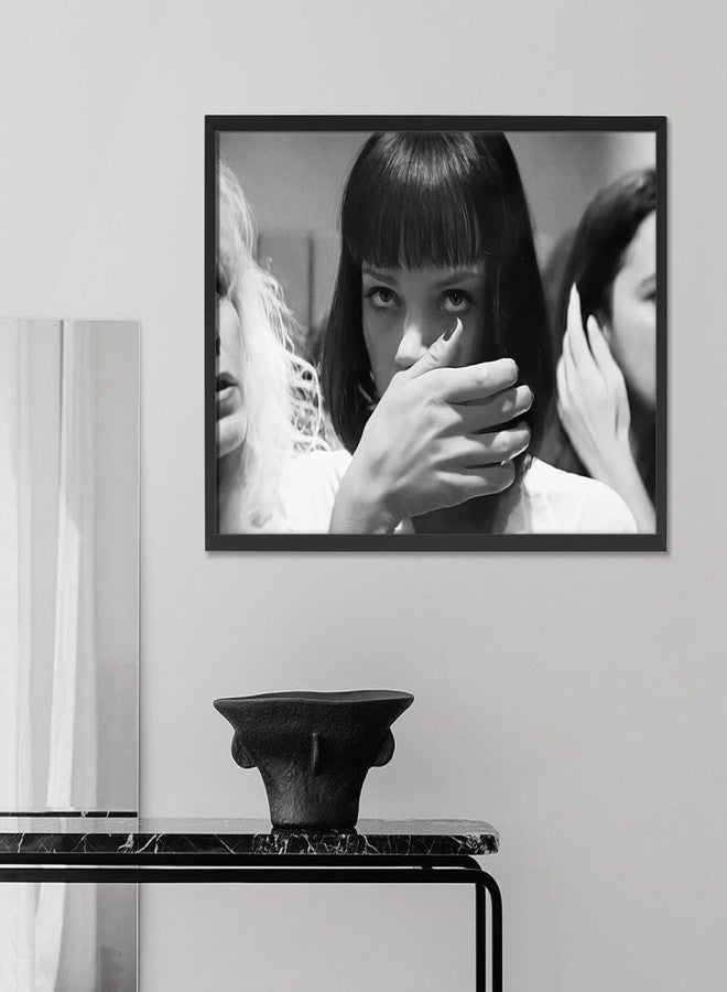 Quarut Funny Bathroom Wall Art Edward Smell Stinky Face Movie Poster For Bathroom Wall Decor-Humour Film Scene Toilet Smell Black And White Picture Canvas Prints For Bathroom - Image 4