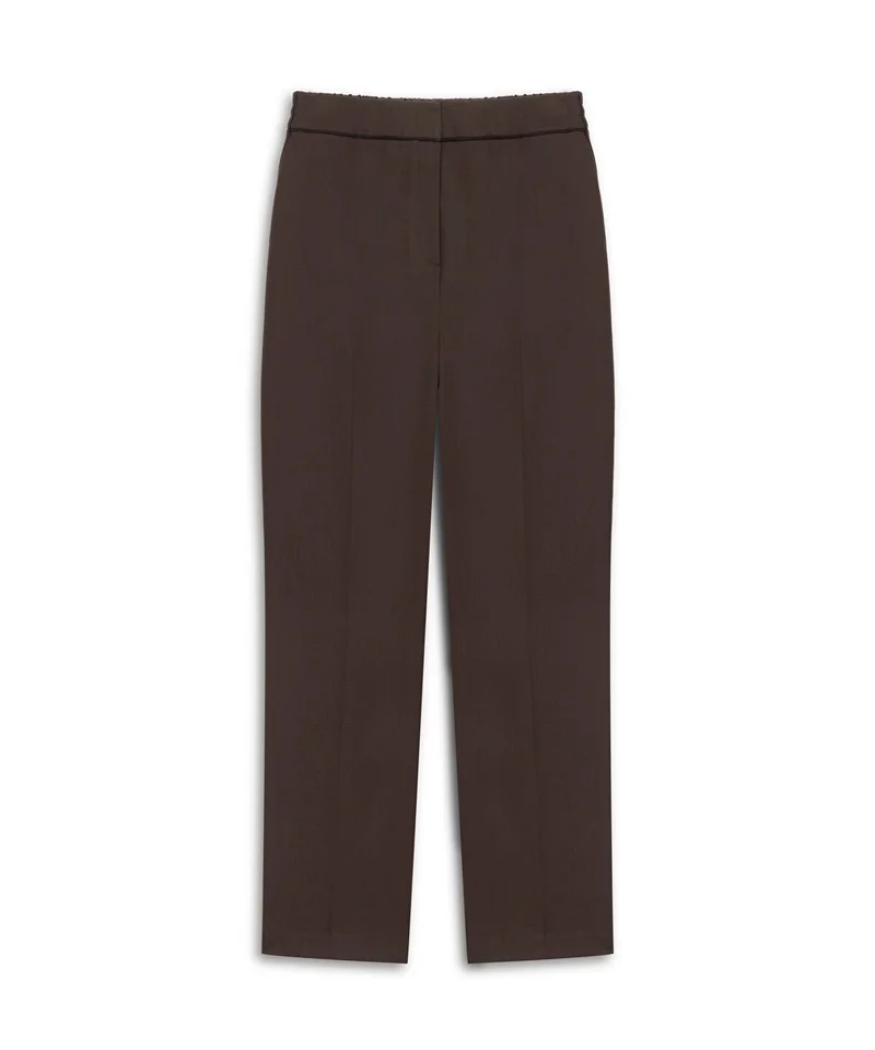Ipekyol Contrast-Piping Cigarette Trousers