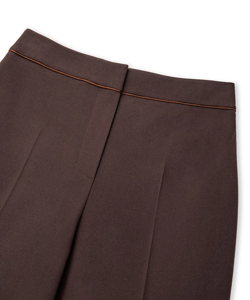 Ipekyol  Contrast-Piping Cigarette Trousers for Women | Best Price UAE