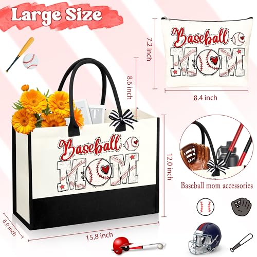 SiplyHaven Baseball Mom Gifts, Baseball Mom Essentials, Valentines Day Birthday Gifts for Mama Women - Image 5