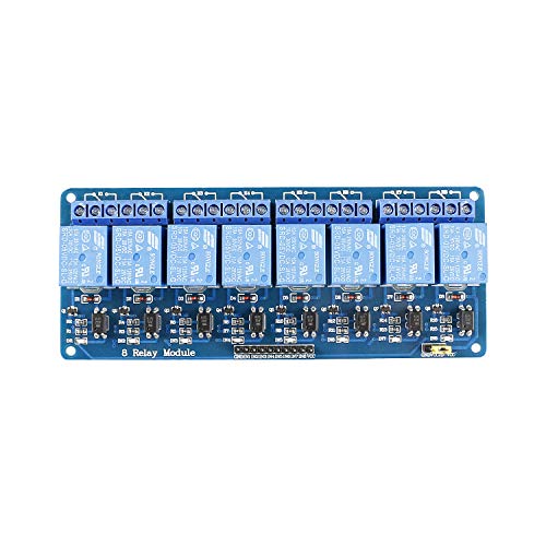 SunFounder 5V 8 Channel Relay Shield Module for Arduino R3 2560 1280 ARM PIC AVR STM32 Raspberry Pi 3, 2 Model B & B+ - Image 2