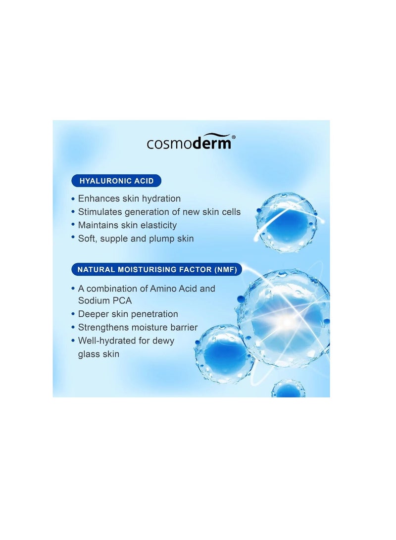 Cosmoderm Hyaluronic Acid All-Day Hydrating Moisturiser 50ml - Image 2