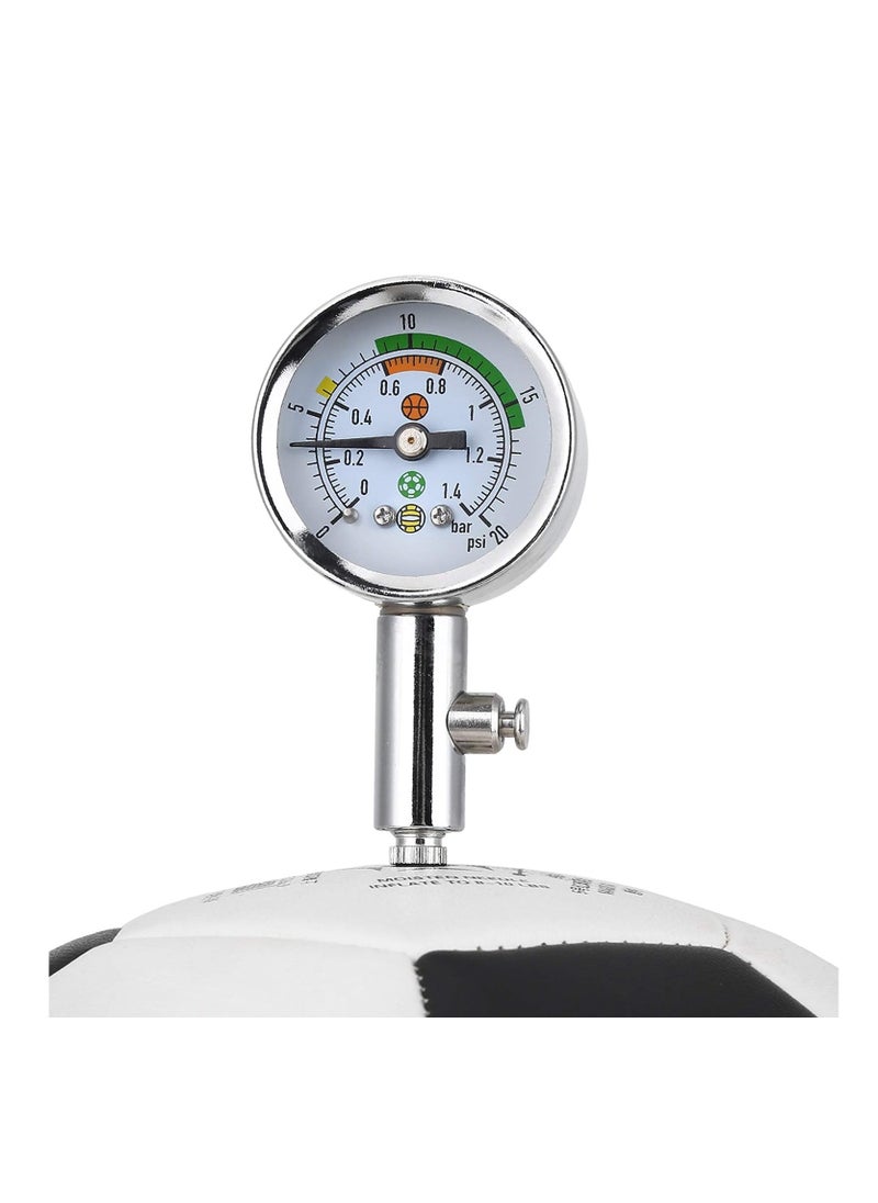 SYOSI Air Pressure Gauge for Balls, 0-20 psi Mini Gauge Ball Pressure Tool Air Gauge, Portable Test Adjust The Pressure for Basketball Football Volleyball, 1 Pcs  - Image 1
