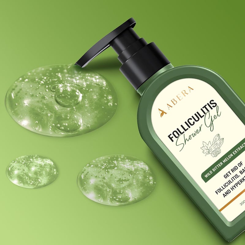 ABERA Folliculitis BHA Shower Gel HighPerformance Folliculitis Body Wash Wild Bitter Melon Extract Reduces Back Acne Hyperkeratosis1014 fl oz - Image 2
