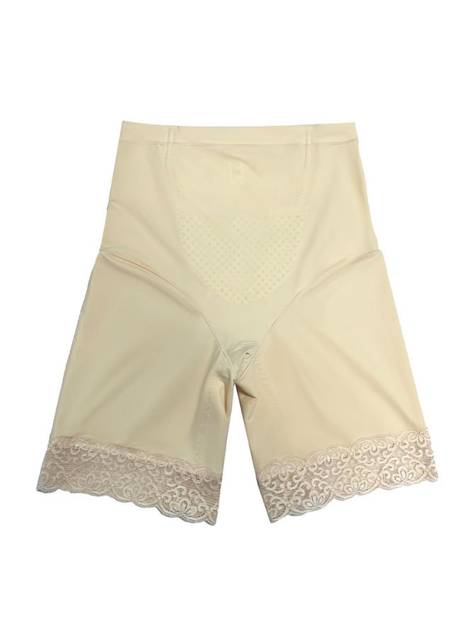 Europe And The United States Three-dimensional Plastic Bone Abdominal Shaping Pants Abdominal Mesh Hip Pants Lace Pants Side Body Shaping