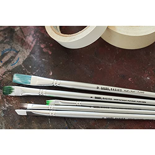 Liquitex Basics Paint Brush 6-Pack, Short-Handle - Image 3