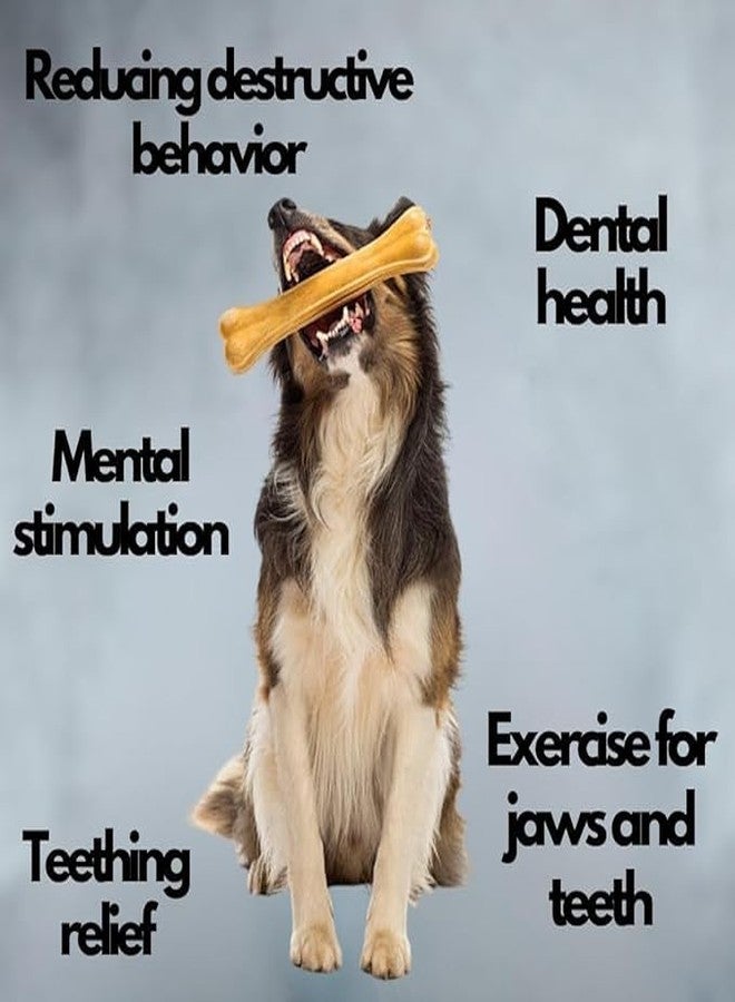 ADB CREATIONS Chicken Flavour Rawhide Chew Bones - 2-Inch Calcium-Enriched Treats for Dogs & Puppies of All Breeds and Life Stages | 1kg Pack - Supports Healthy Teeth & Bones - Image 4