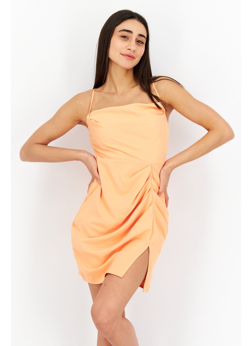 Women Solid Mini Dress, Orange - pzsku/ZBE8ECD50FE1F0D8757C9Z/45/_/1726109184/f8d33f1a-8ab6-4573-92a2-7af0a18622ac