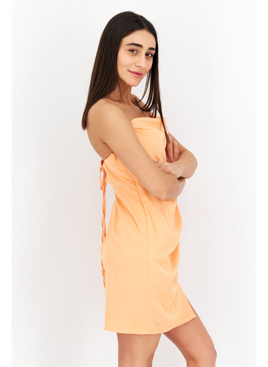 Women Solid Mini Dress, Orange - pzsku/ZBE8ECD50FE1F0D8757C9Z/45/_/1729779403/f587ac60-b239-4aa2-8dd1-34d6f47dc64a