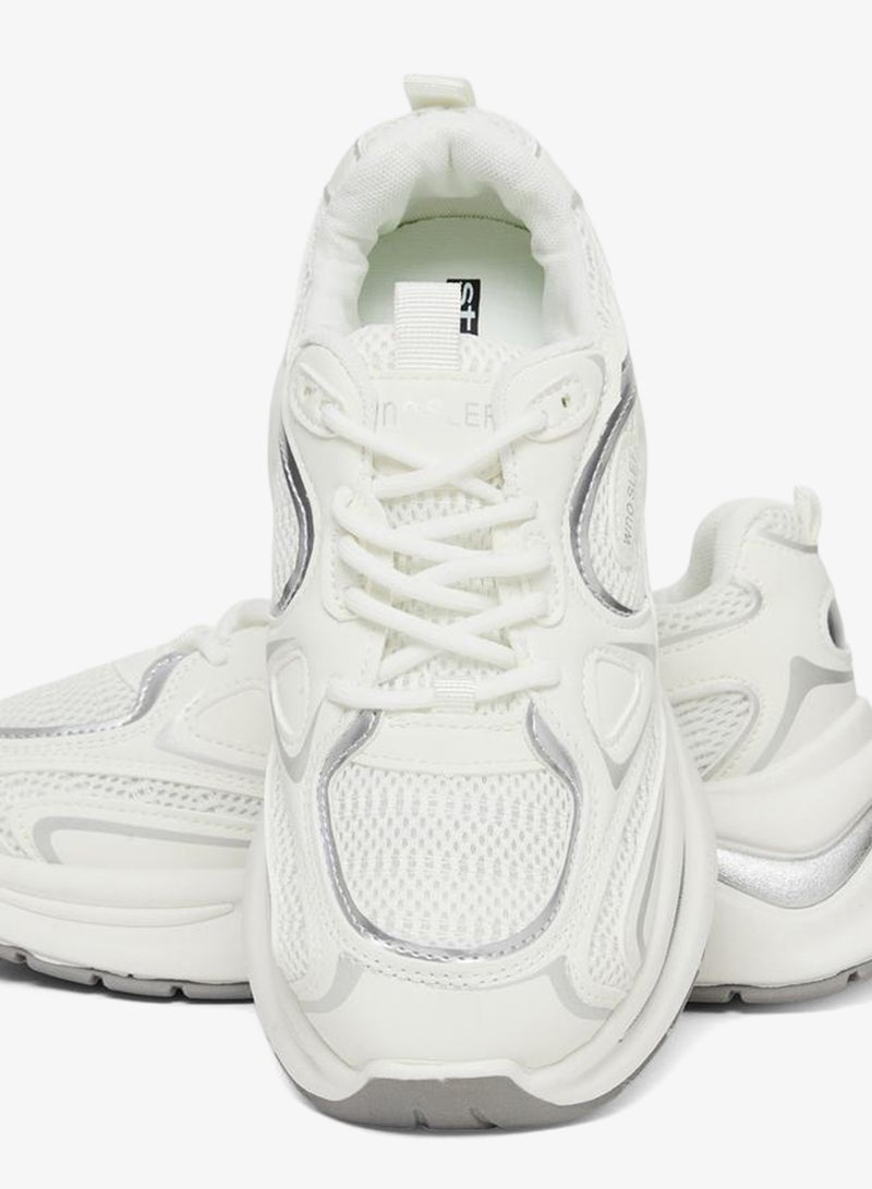 ستايلي اكتيف حذاء سنيكرز بنعل شانكي ورباط غلق - Image 4