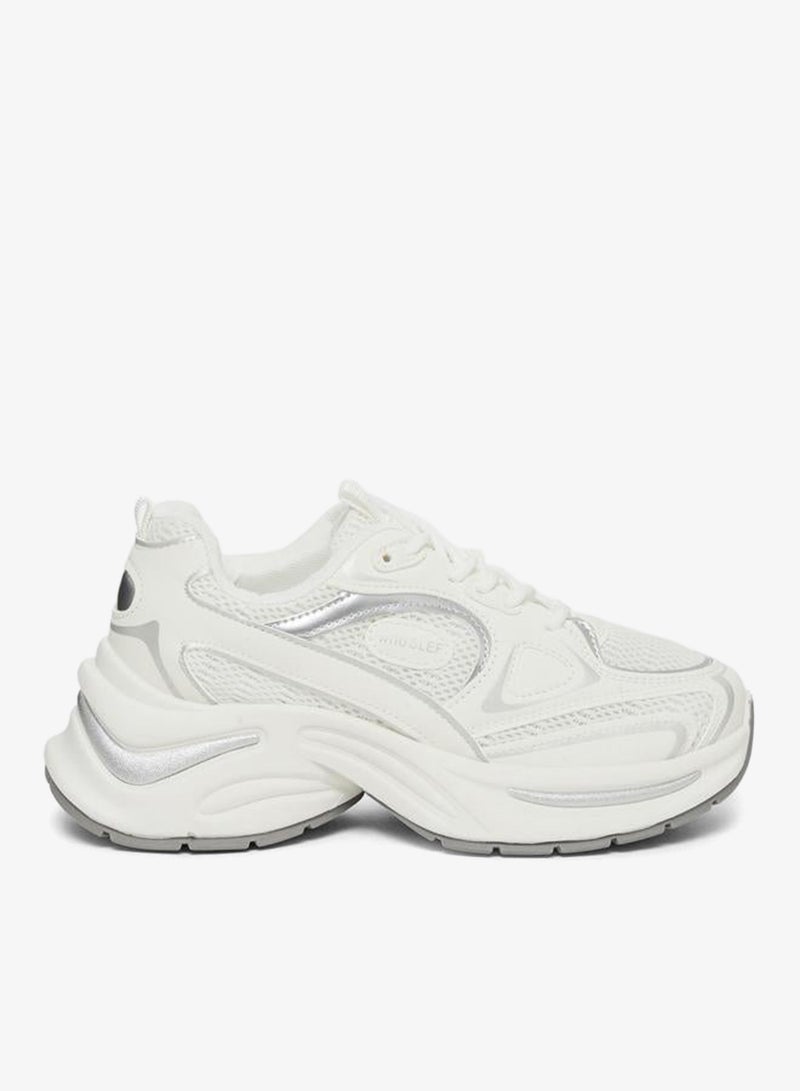 ستايلي اكتيف حذاء سنيكرز بنعل شانكي ورباط غلق - Image 2