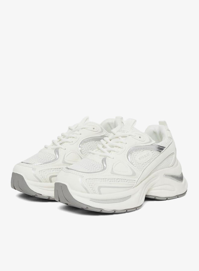 ستايلي اكتيف حذاء سنيكرز بنعل شانكي ورباط غلق - Image 3