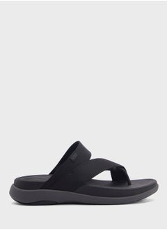 F-Mode Webbing Thong Flip Flops