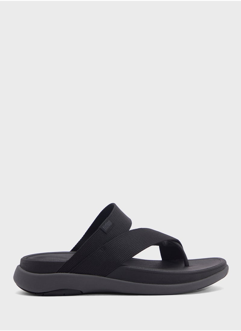 FitFlop - F-Mode Webbing Thong Flip Flops - Image 1