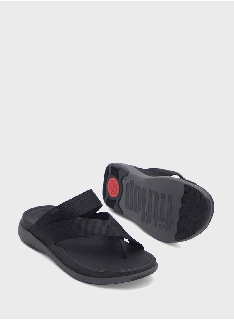 FitFlop - F-Mode Webbing Thong Flip Flops - Image 1