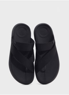 FitFlop F-Mode Webbing Thong Flip Flops  - Image 4