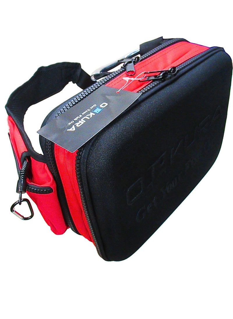 oakura Crossbody Tackle Hard Box - Convenient Fishing Accessories Storage For On-The-Go Anglers  - Image 3
