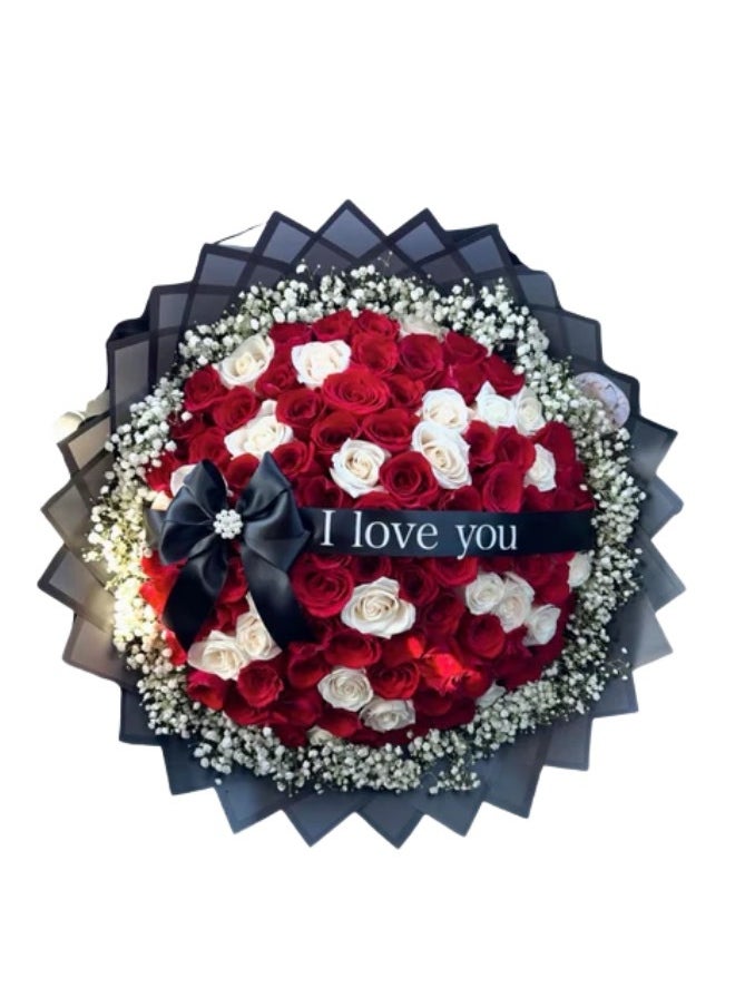 Petals by Aemi - Happy Valentine I love you bouquet - Image 1