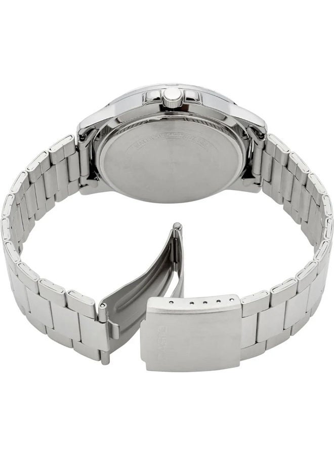 كاسيو ساعة يد من الستانلس ستيل عقارب/مقابض MTP-VD01D-3E2VUDF - Image 2