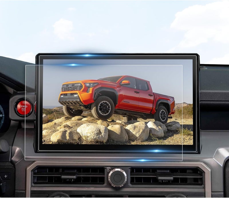 BIBIBO 2Pcs for 2024 2025 2026 Toyota Tacoma Screen Protector 2024-2025 2026 Toyota Tacoma Limited 14 inch PET Nano Film Anti Glare Anti Glare Scratch Ultra-Clear - Image 1