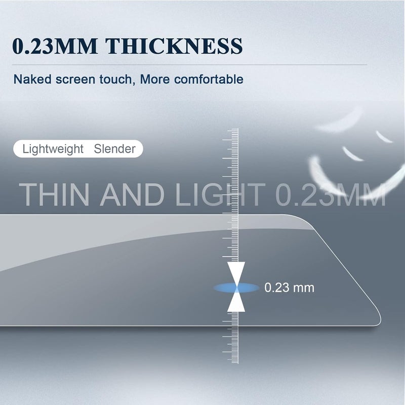 BIBIBO 2Pcs for 2024 2025 2026 Toyota Tacoma Screen Protector 2024-2025 2026 Toyota Tacoma Limited 14 inch PET Nano Film Anti Glare Anti Glare Scratch Ultra-Clear - Image 3