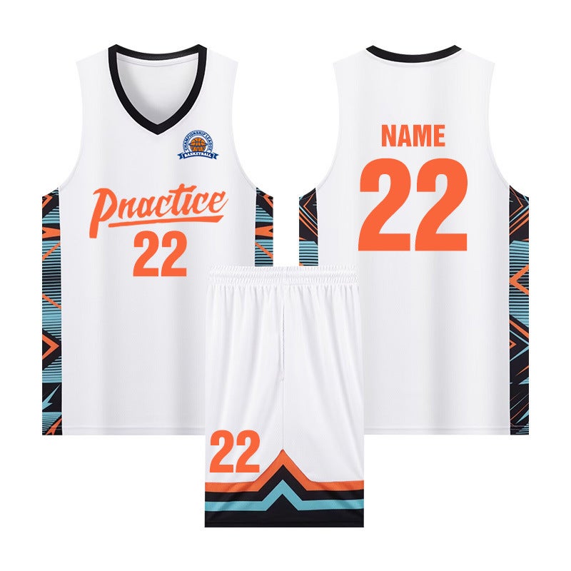 Basketball Uniform Suit For Male And Female Student Team Competition Uniform Youth Sports Training Camp Children'S Jersey Printing - Image 2