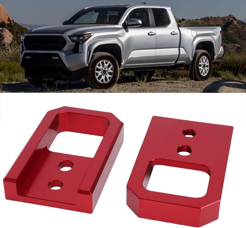 Fabater Front Tow Hooks for 2024 2025 2026, Left and Right Red Tow Hooks for Trucks - Image 4