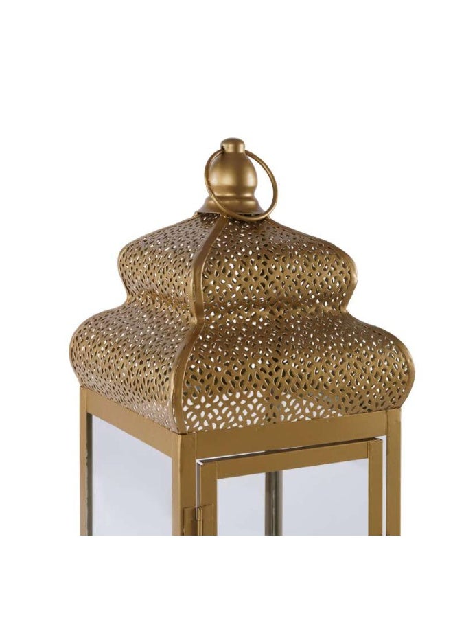 Pan Home فوانيس معدنية عزيزة 16x16x40 سم - ذهبية - Image 5