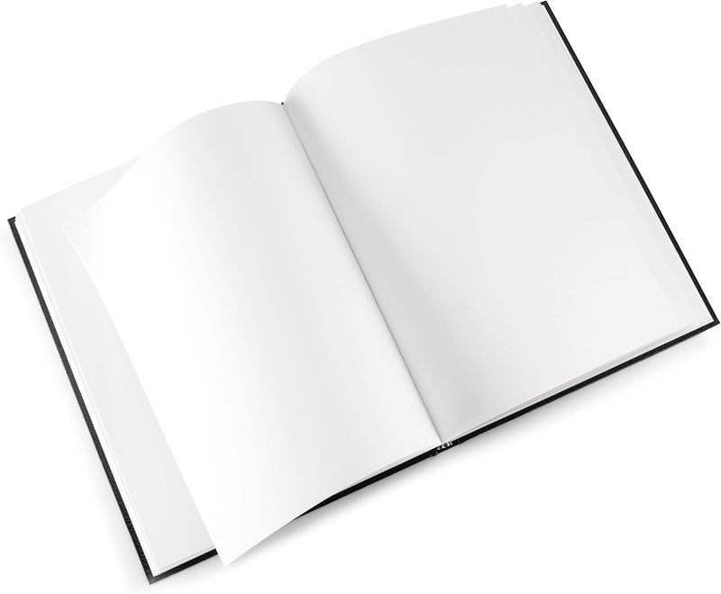 Pentalic 8.5" x 11" Hardbound Sketchbook with 110 Sheets - Black - Image 2