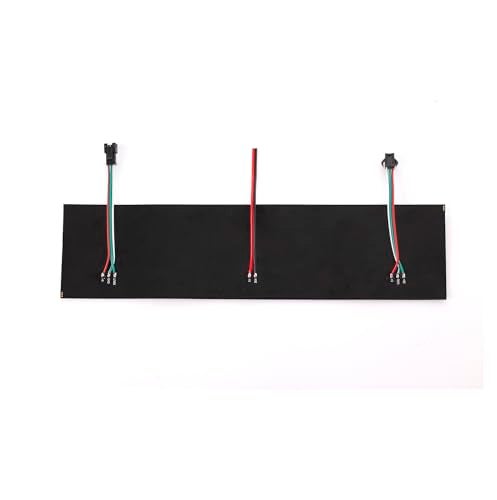 SVFISHKK WS2812B RGB LED Digital Individually Addressable Panel Light LED Module Matrix Screen DC5V Controllers Image Video Text Display (2pcs 8x32 Pixels) - Image 4