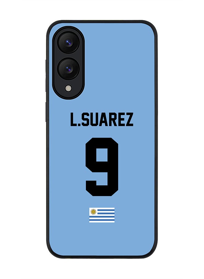 Stylizedd For Samsung Galaxy S25 Edge Case,Slim fit Camera Protection, Shockproof Thin Phone cover  - Football - Uruguay ,  L.Suarez