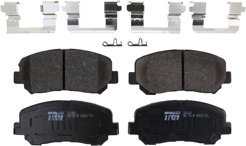 TRW Pro TRH1623 Disc Brake Pad Set for Mazda CX-5 (2013-2020) - Front - Image 1