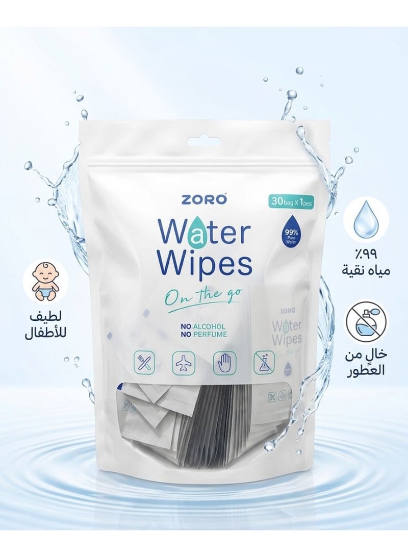 زورو مناديل مبلله كيس 1 × 30 ظرف منديل - Image 2
