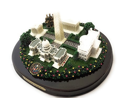 Washington DC Washington, D.C. Monuments Desk Statue - 8" Wide - Image 3