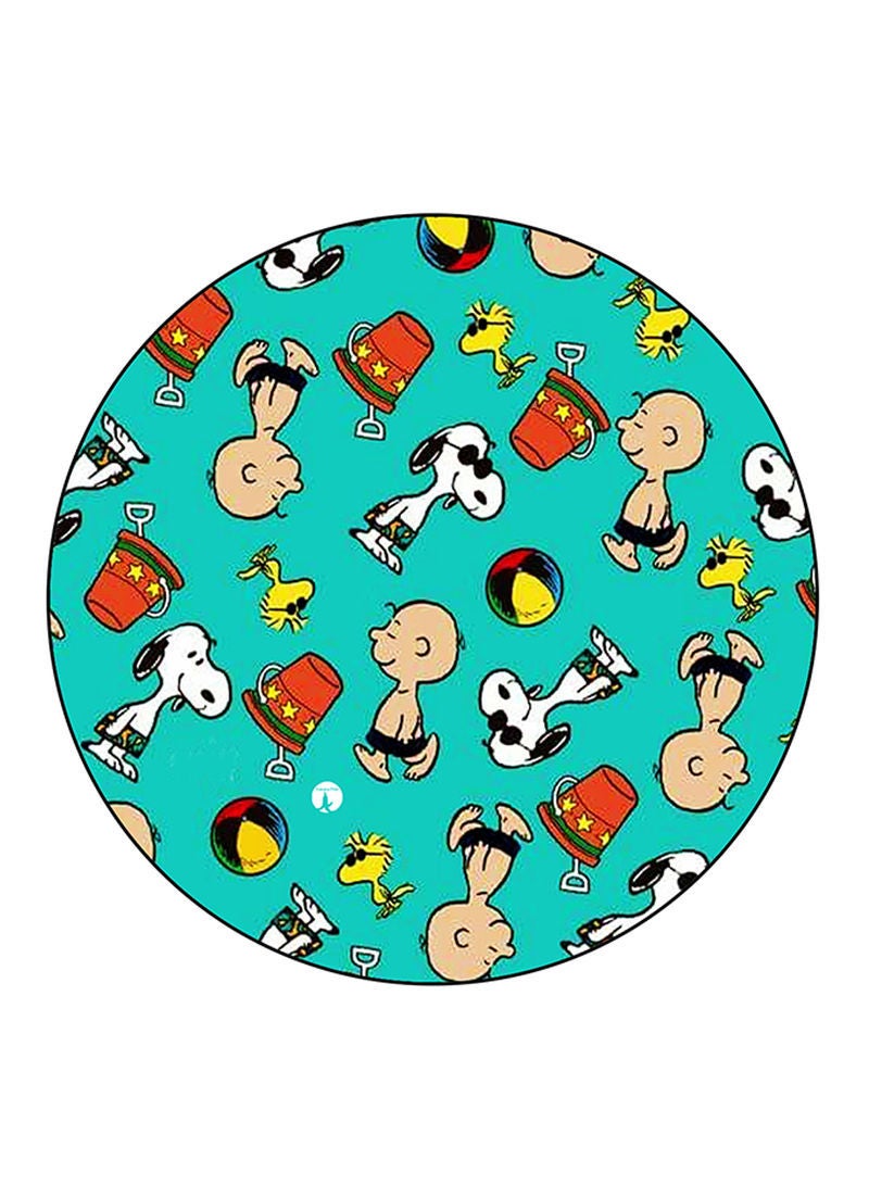 RKN Snoopy Printed Fridge Magnet  Round  Multicolour - Image 2