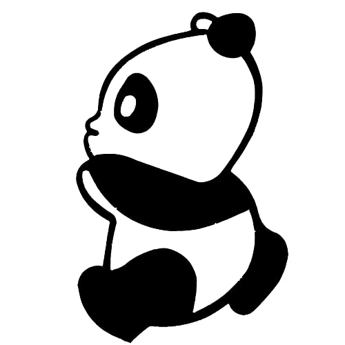 Comet Busters Cute Temporary Body Tattoo Panda Sticker (BT083) - Image 3