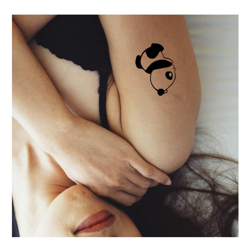 Comet Busters Cute Temporary Body Tattoo Panda Sticker (BT083) - Image 5