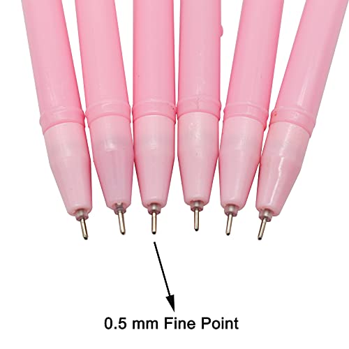 Maydahui 12 PCS Flamingo Gel Pen Cute Cartoon Animal Pens Pretty Crown Design Black Ink for Party Favors Office School Student Supplies - Image 4